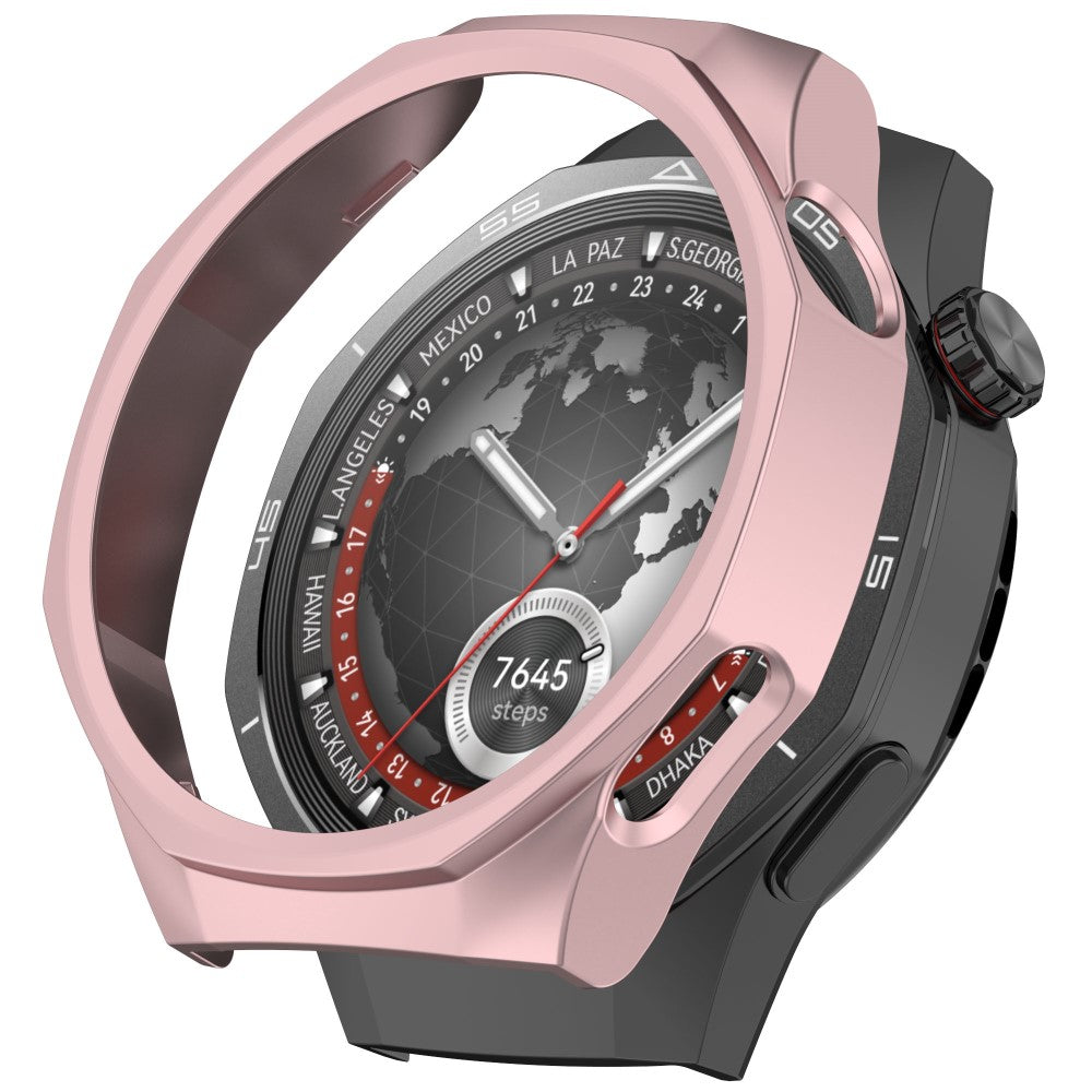 Huawei Watch GT 5 Pro 46mm Protective Case Hollow-Out PC Watch Frame Cover - Rose Gold#serie_2