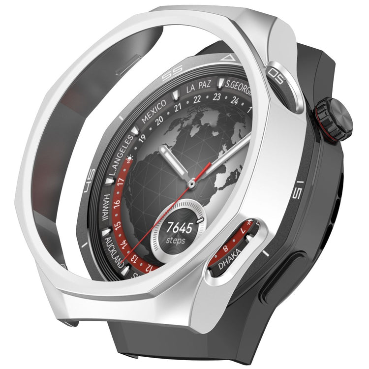 Huawei Watch GT 5 Pro 46mm Protective Case Hollow-Out PC Watch Frame Cover - Silver#serie_6