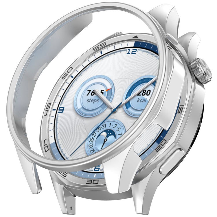 Huawei Watch GT 5 46mm Case Half-Wrapped Hollow Hard PC Watch Cover - Silver#serie_1