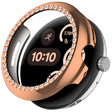 Mega Modisch Google Smartwatch Strass und Silikon Hülle