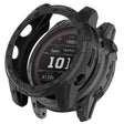 Garmin Tactix 7 AMOLED Flexible Bumper Case Protective Watch Cover Frame with Dial Plate