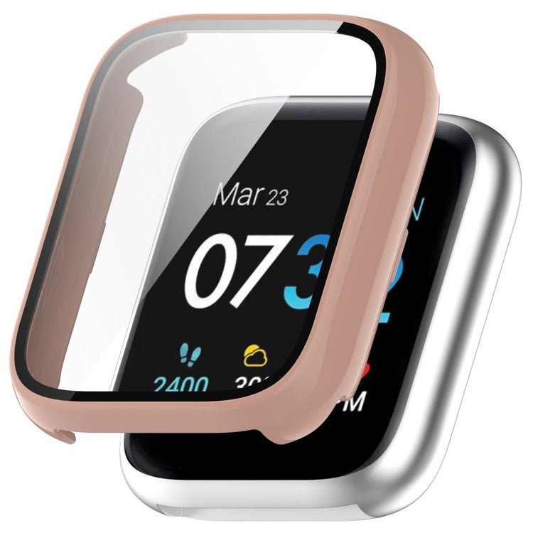 Super Fint Cover med Skærmbeskytter i Silikone og Glas passer til iTouch Air 3 - Pink#serie_1