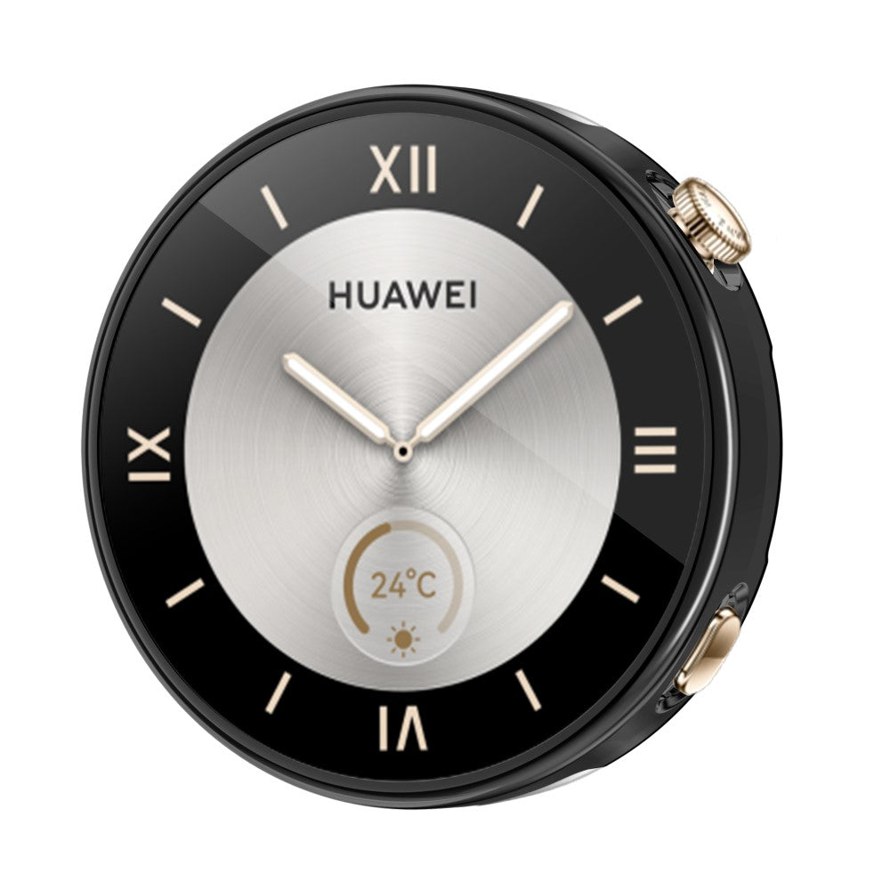 Fint Silikone Cover passer til Huawei Watch GT 4 41mm - Sort#serie_3