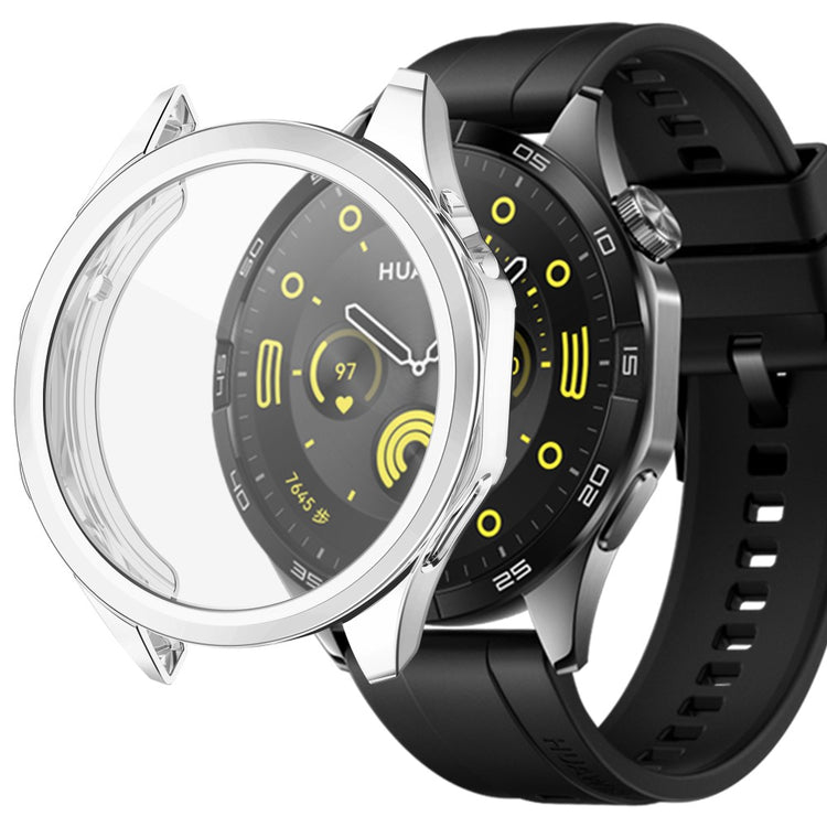 Meget Fint Silikone Cover passer til Huawei Watch GT 4 46mm - Sølv#serie_5