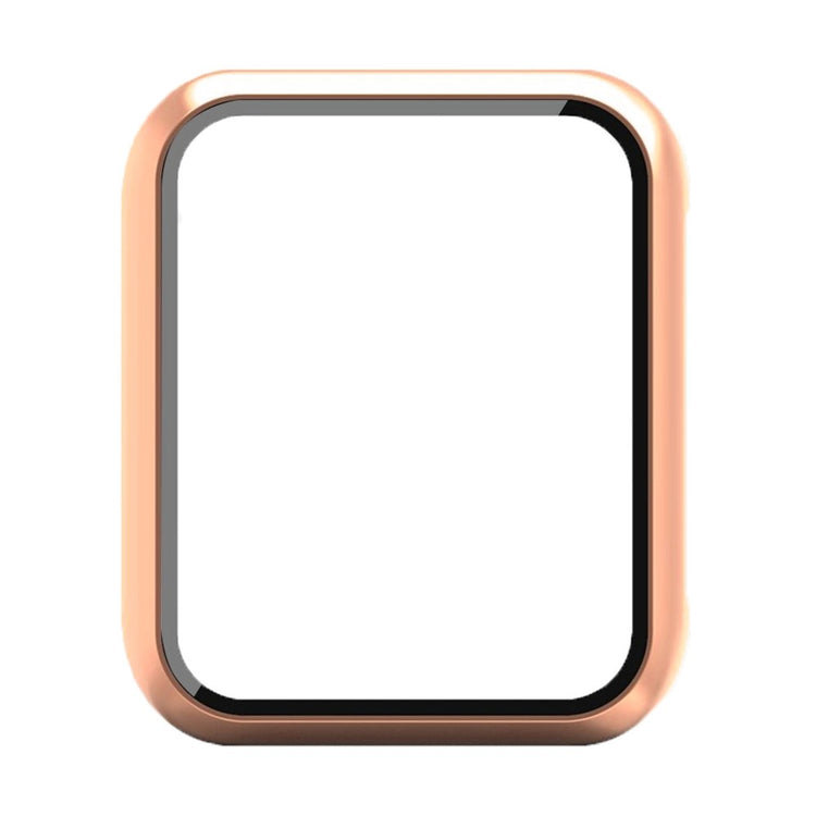 Mega Flot Cover med Skærmbeskytter i Silikone og Glas passer til Oppo Watch 3 - Pink#serie_7