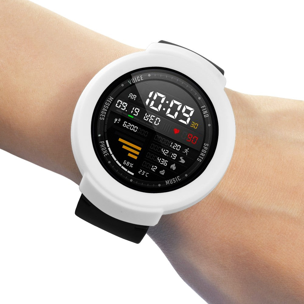 Beskyttende Silikone Universal Bumper passer til Amazfit Verge / Amazfit Verge Lite - Hvid#serie_2