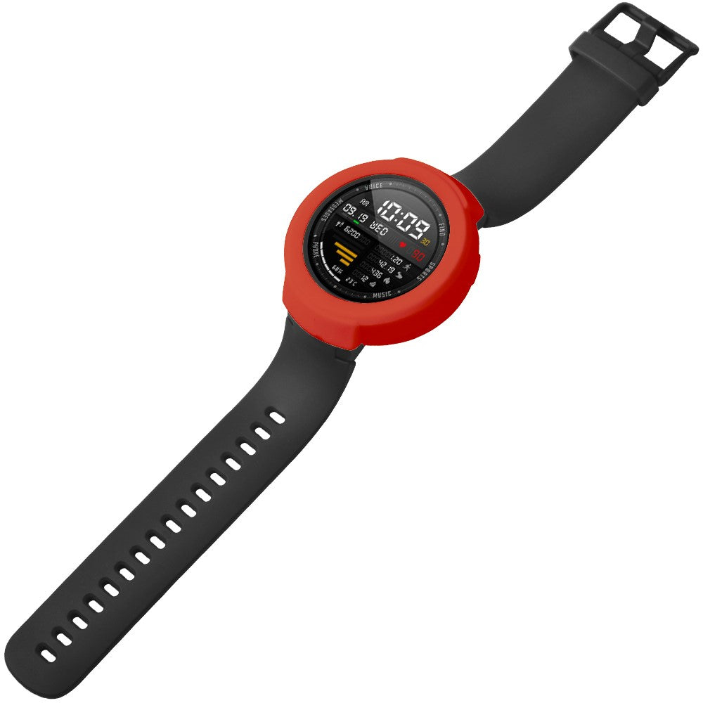 Beskyttende Silikone Universal Bumper passer til Amazfit Verge / Amazfit Verge Lite - Rød#serie_5