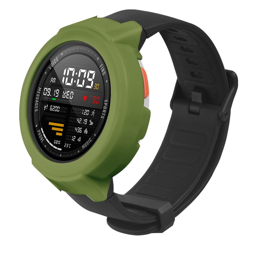 Beskyttende Silikone Universal Bumper passer til Amazfit Verge / Amazfit Verge Lite - Grøn#serie_6