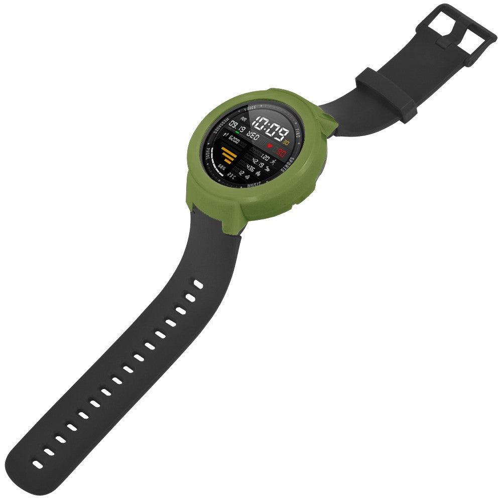 Beskyttende Silikone Universal Bumper passer til Amazfit Verge / Amazfit Verge Lite - Grøn#serie_6