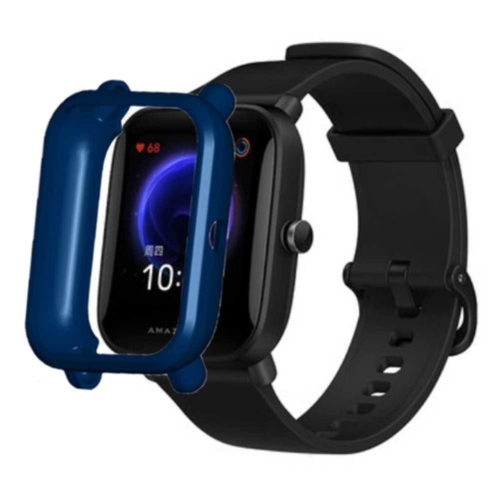 Fint Silikone Cover passer til Amazfit Bip U / Amazfit Bip 1 - Blå#serie_10