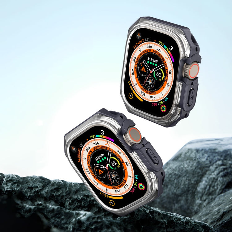 Meget Fint Silikone Cover passer til Apple Watch Ultra 2 / Apple Watch Ultra - Blå#serie_5