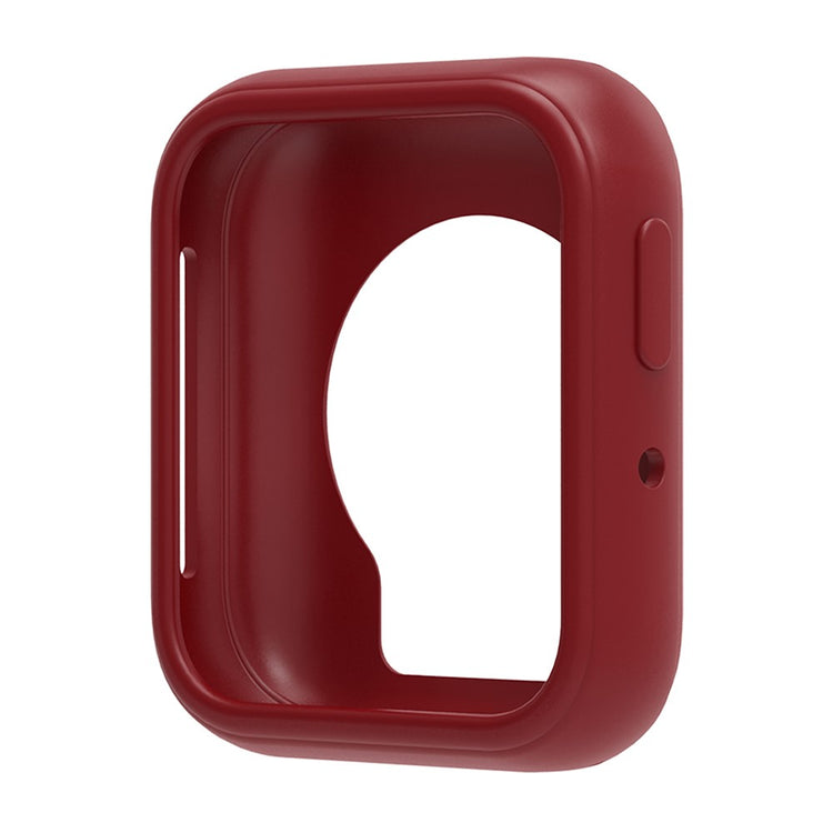 Oppo Watch SE / Watch 3 Soft Silicone Protective Frame Protector Watch Case - Wine Red#serie_7