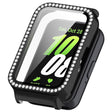 Unglaublich Stylisch Samsung Galaxy Fit 3 Hülle mit Displayschutz in Glas und Strass