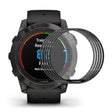ENKAY HAT PRINCE 5Pcs Garmin Fenix 7 Pro Smartwatch Screen Protector Full Cover 3D Curved Soft Bump Resistant Edge and Clear Film