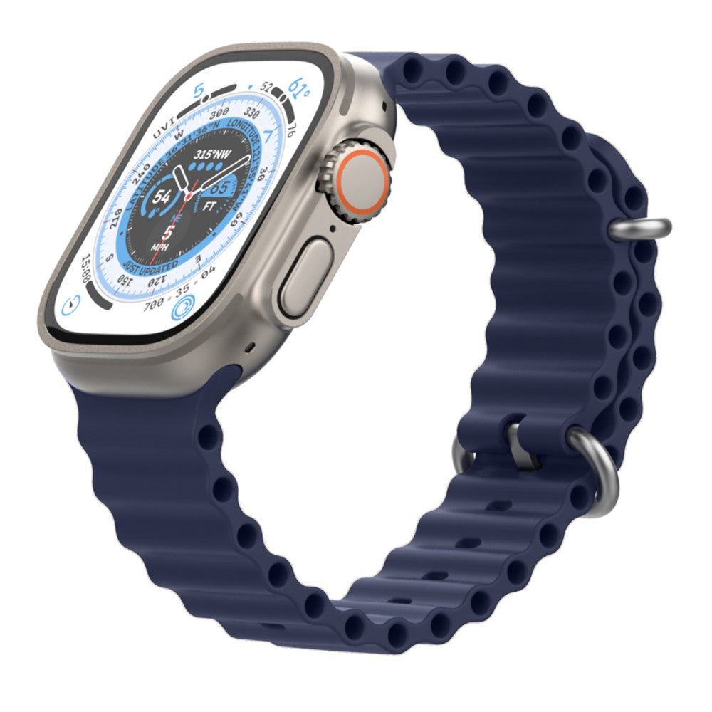 Mega Delightful Apple Smartwatch Silicone Universel Strap - Blue#serie_5