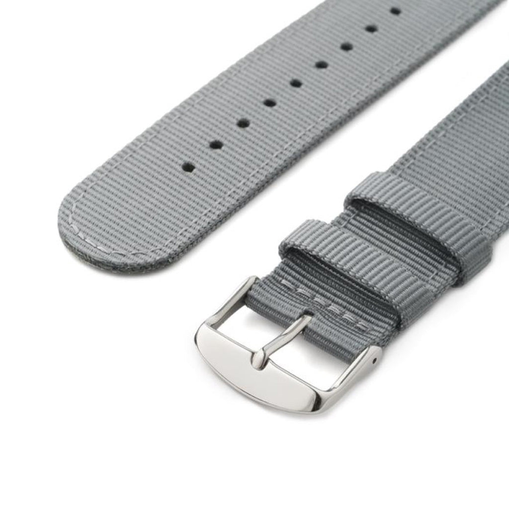 Komfortabel Skagen Hagen Nylon Rem - Sølv#serie_c007