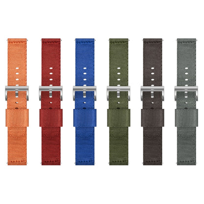 Rigtigt Slidstærk Nylon Rem passer til 22mm - Orange#serie_bfwu103d