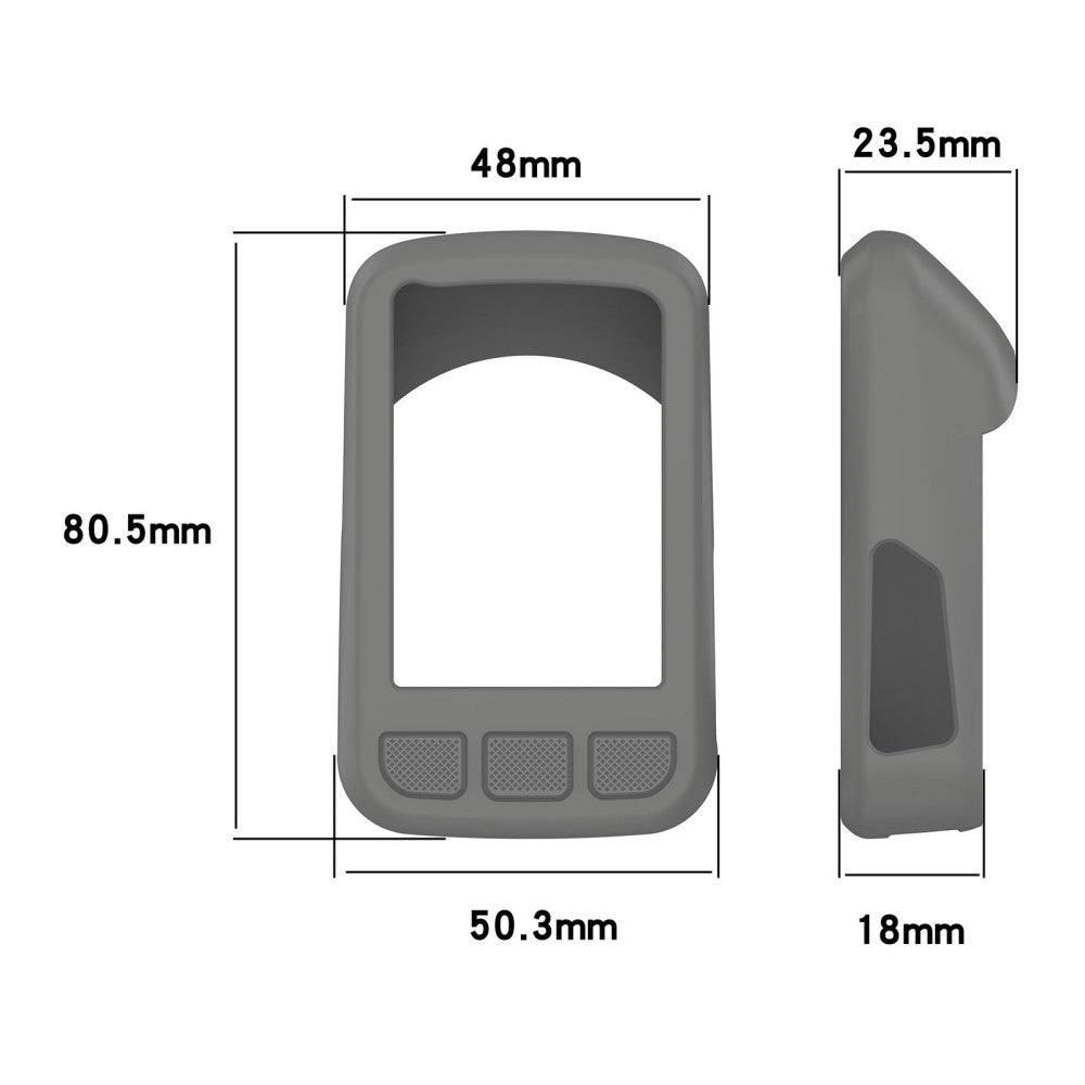 Rigtigt Fed Silikone Cover passer til Wahoo Elemnt Bolt V2 - Orange#serie_4