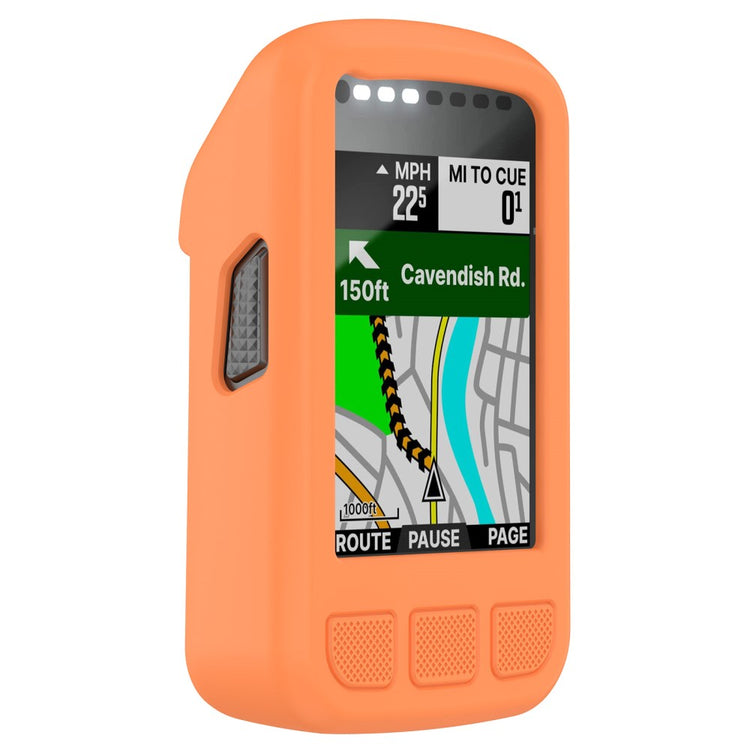 Rigtigt Fed Silikone Cover passer til Wahoo Elemnt Bolt V2 - Orange#serie_4