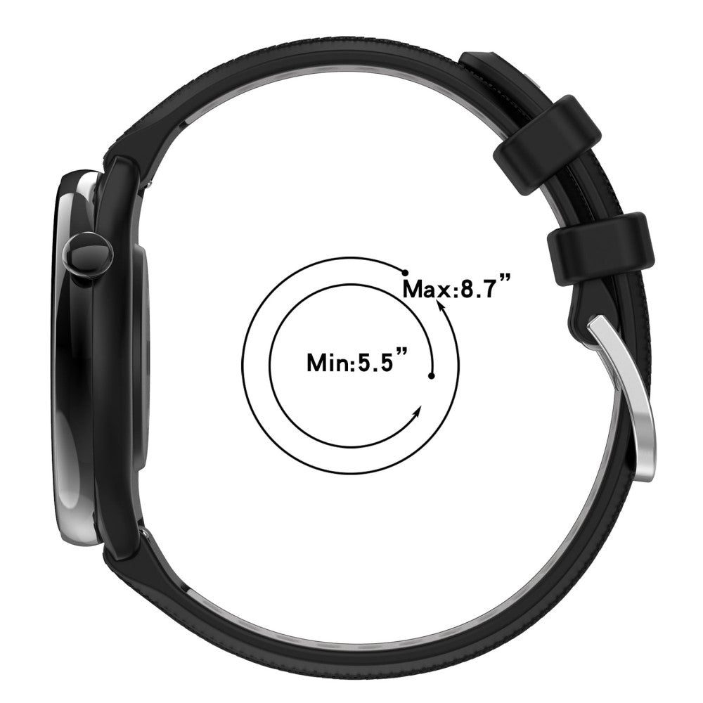 Mega Fint Silikone Universal Rem passer til Smartwatch - Blå#serie_8