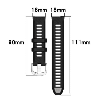 Alle Tiders Silikone Universal Rem passer til Smartwatch - Gul#serie_9