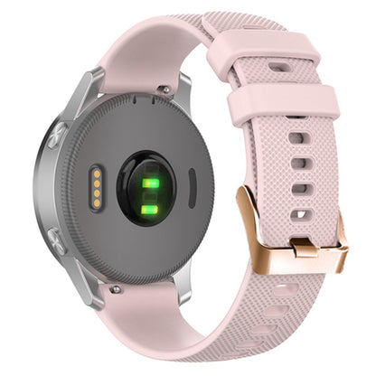 18mm Universal texture pattern silicone strap - Pink#serie_1