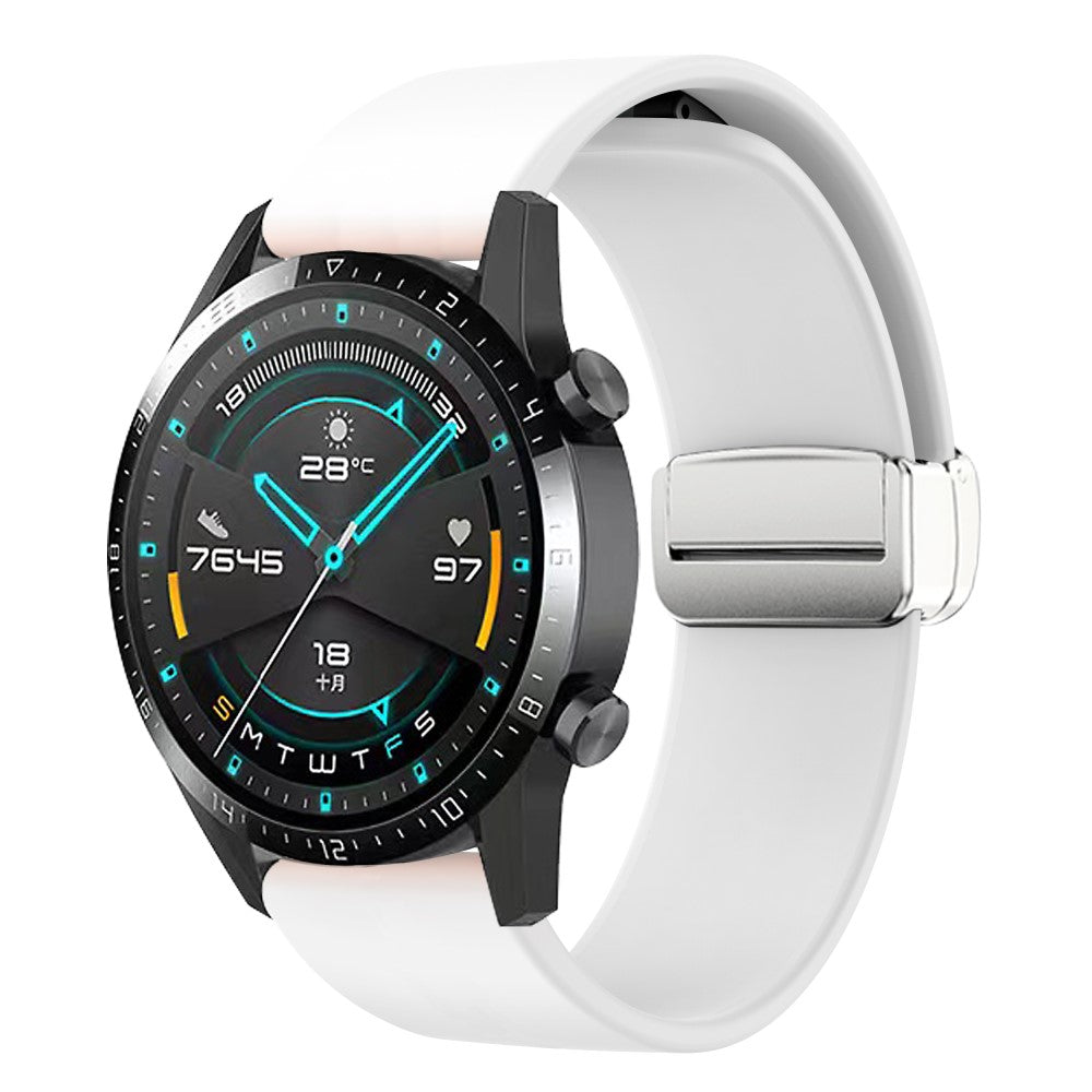 Elegant Ægte Læder Universal Rem passer til Smartwatch - Hvid#serie_2