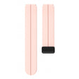 18mm Universal silicone strap with black buckle