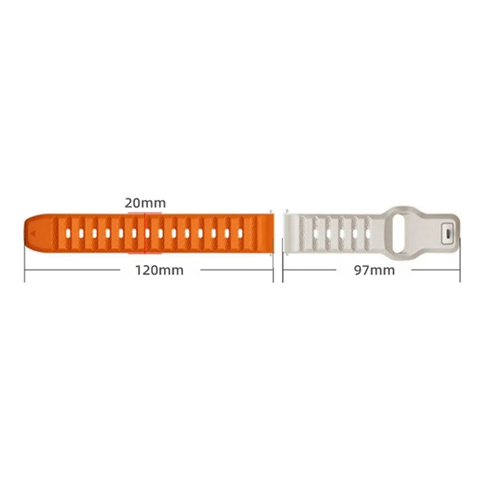 20mm Universal dot texture style strap - Orange#serie_5