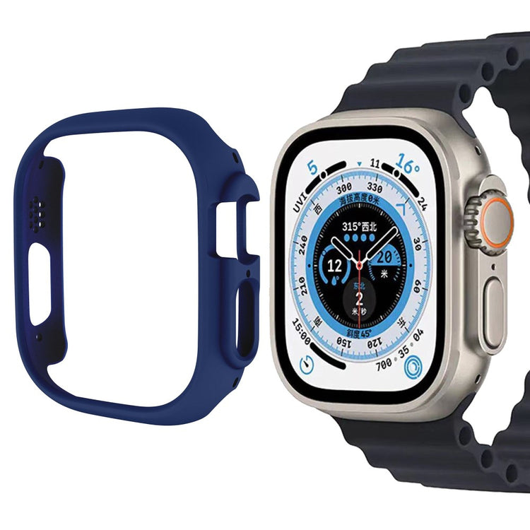 Rigtigt Fed Apple Watch Ultra Plastik Cover - Blå#serie_13