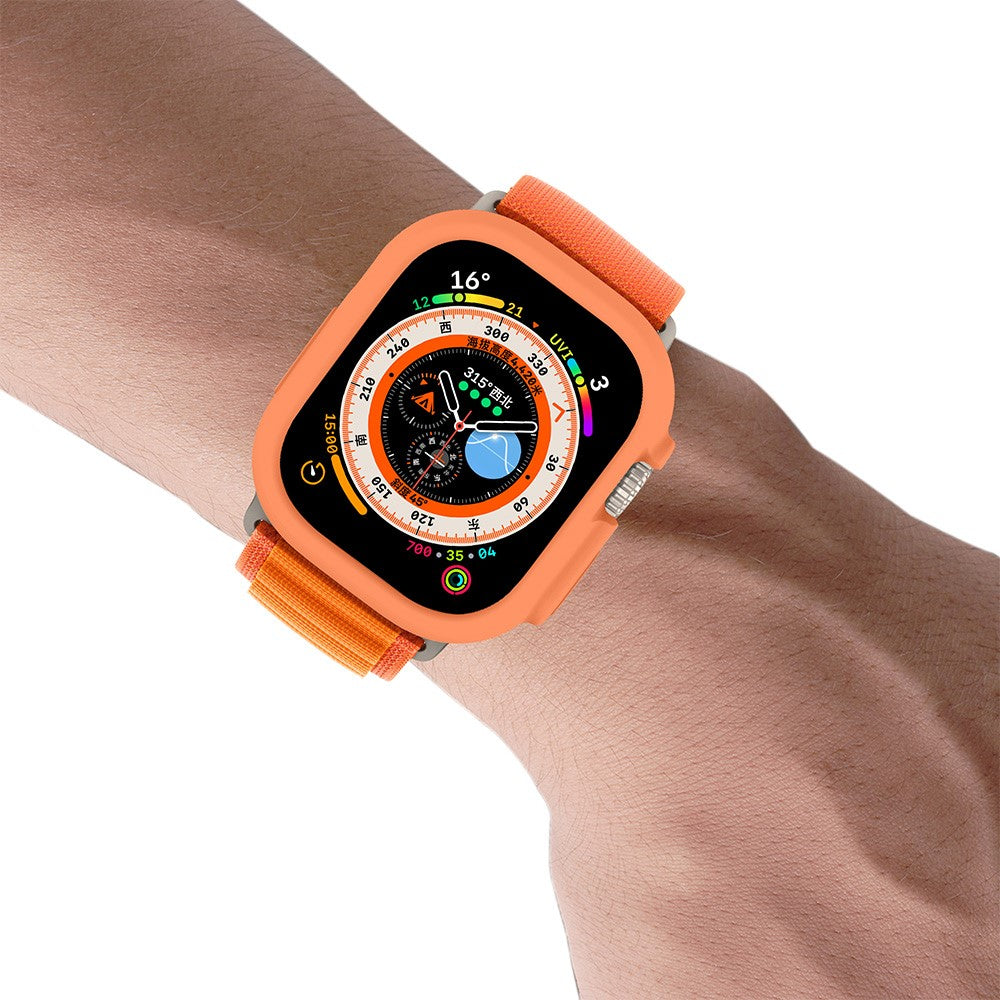 Fint Apple Watch Ultra Silikone Cover - Blå#serie_8