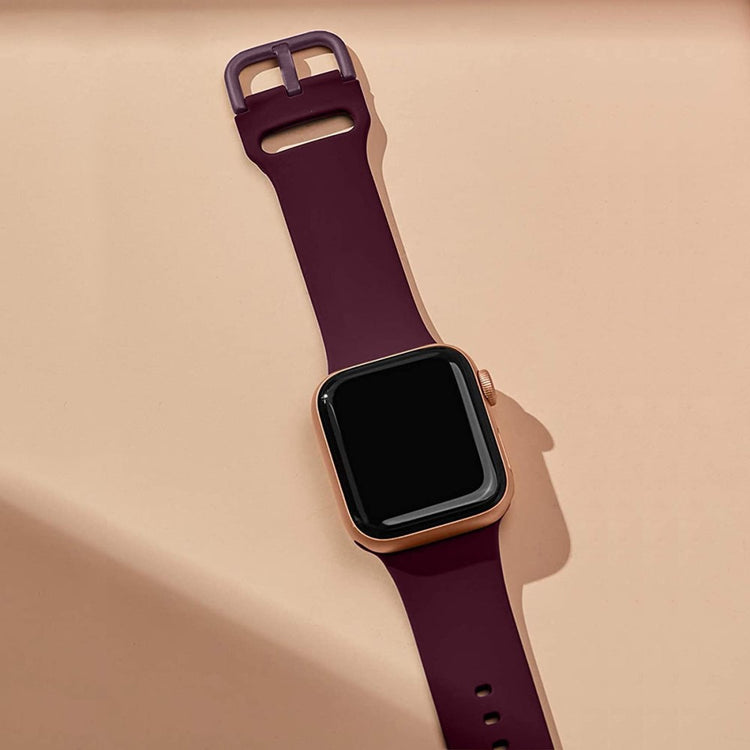 Vildt Rart Silikone Rem passer til Apple Watch Ultra - Rød#serie_2