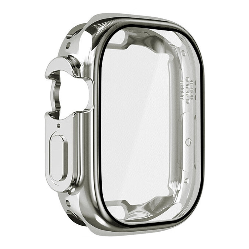 Vildt Fint Universal Cover med Skærmbeskytter i Plastik og Glas passer til Apple Watch Series 8 (45mm) / Apple Watch Series 7 45mm - Sølv#serie_3