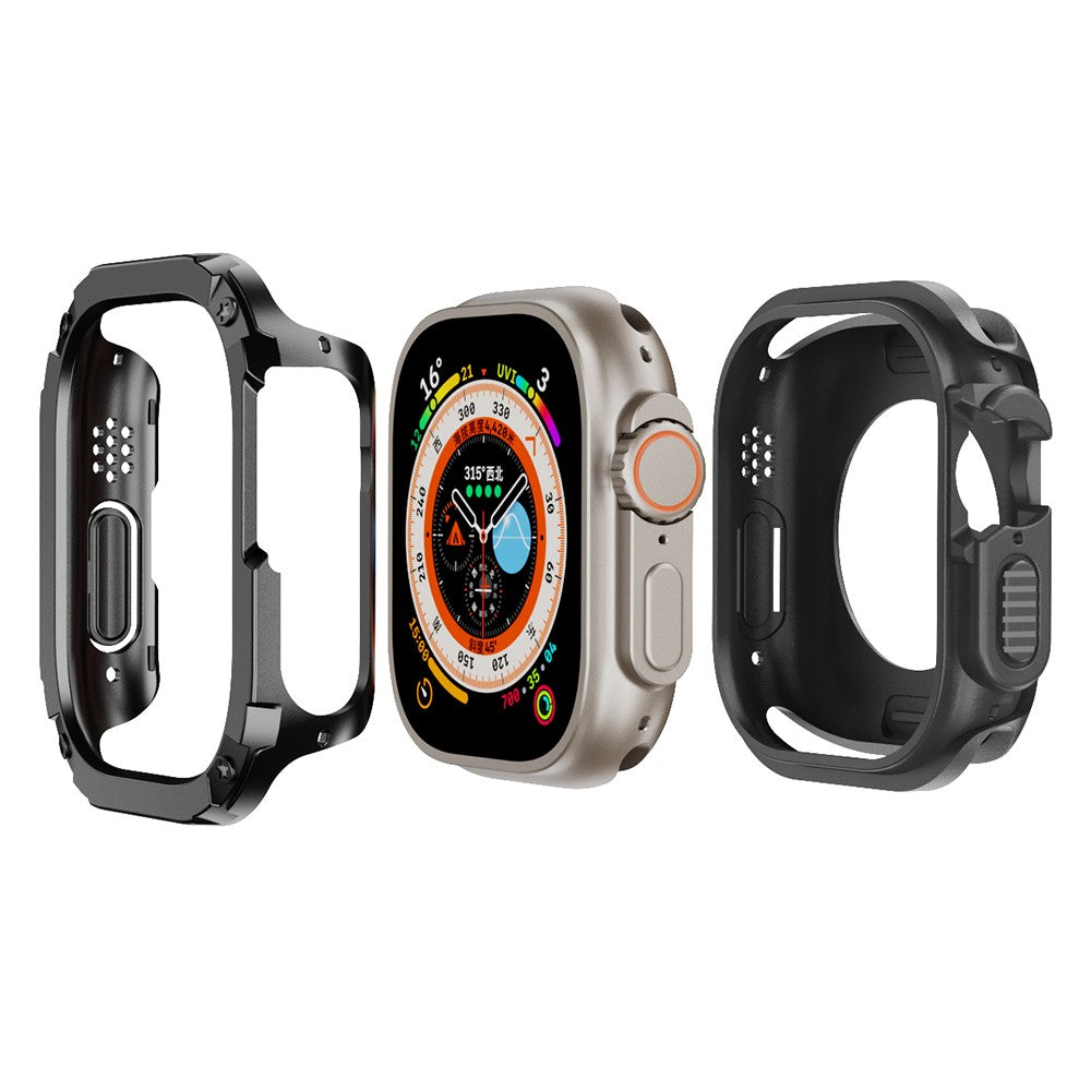 Vildt Flot Silikone Cover passer til Apple Watch Ultra - Sort#serie_2