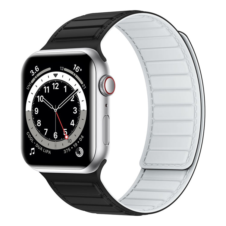 Vildt Rart Silikone Universal Rem passer til Apple Smartwatch - Sort#serie_4