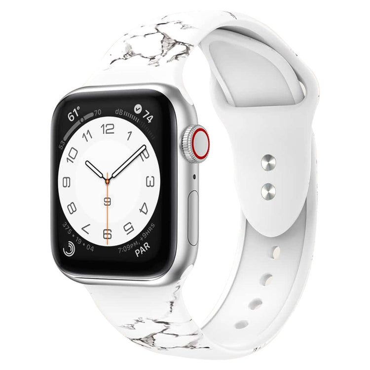 Super Cool Silikone Universal Rem passer til Apple Smartwatch - Størrelse: S - Blå#serie_1