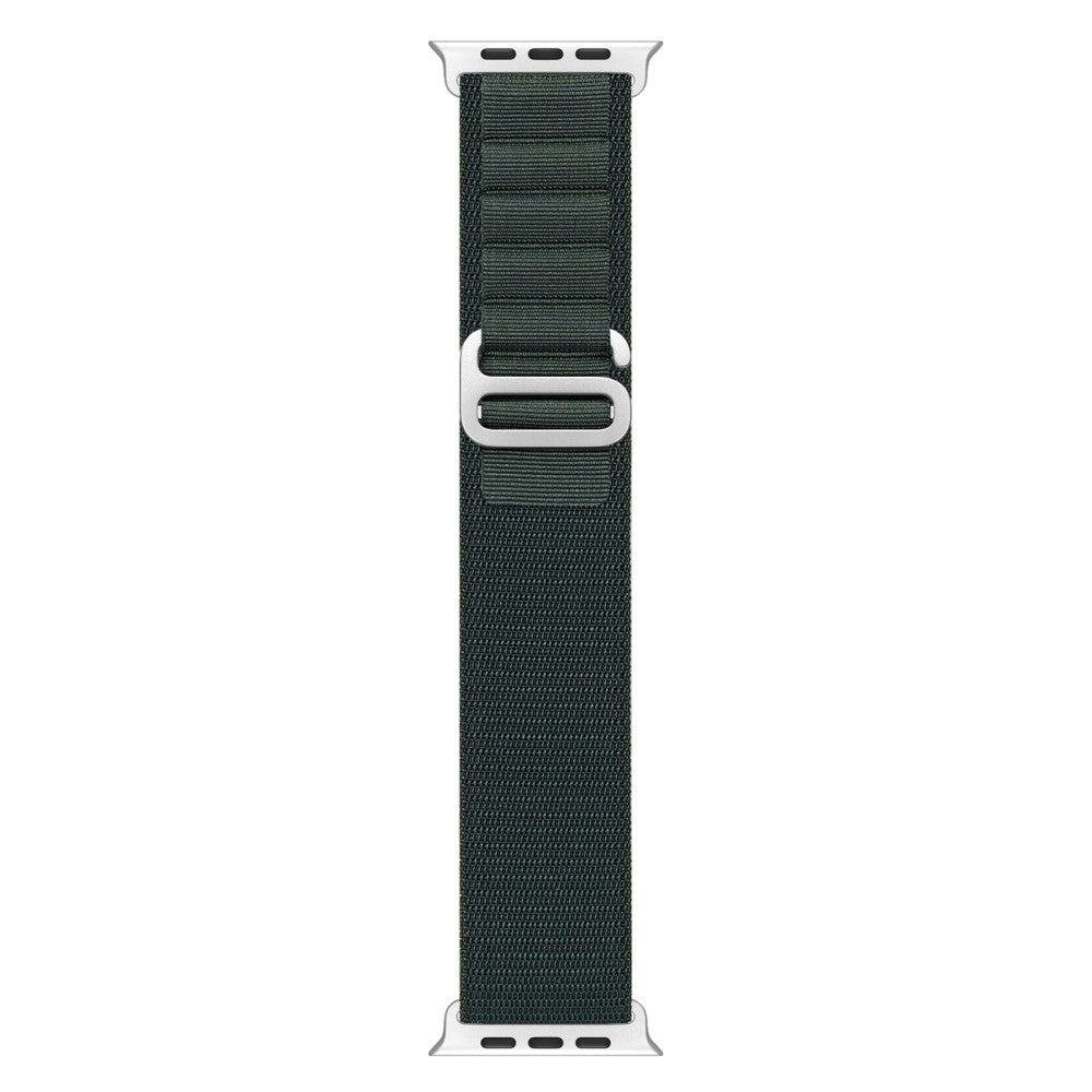 Vildt Fed Metal Og Nylon Universal Rem passer til Apple Smartwatch - Grøn#serie_2
