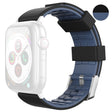 AHASTYLE WA11 Apple Watch Series 8 (45mm) / Watch Ultra contrast colors silicone strap - Black / Sapphire
