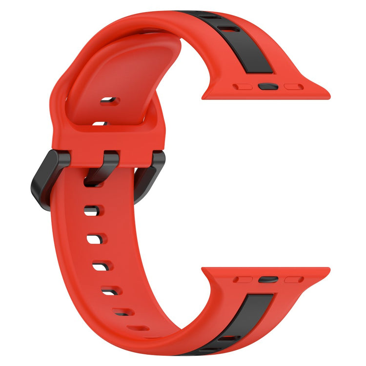 Vildt Elegant Silikone Universal Rem passer til Apple Smartwatch - Rød#serie_7