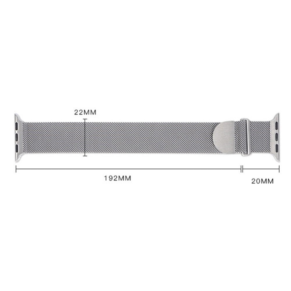 Kønt Metal Universal Rem passer til Apple Smartwatch - Guld#serie_3