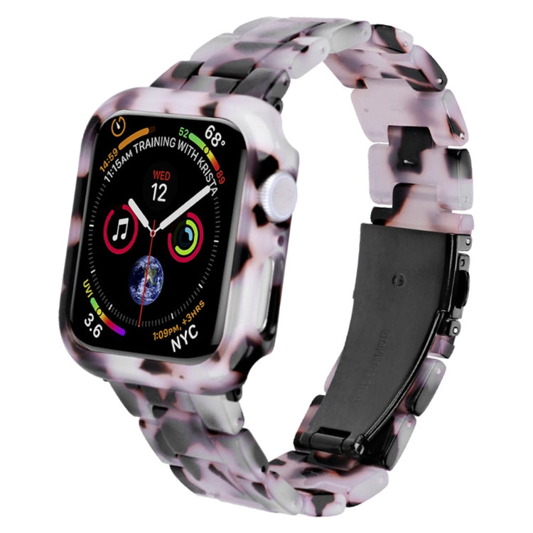 Metal Og Plastik Universal Rem passer til Apple Watch Series 8 (45mm) / Apple Watch Series 7 45mm - Pink#serie_7