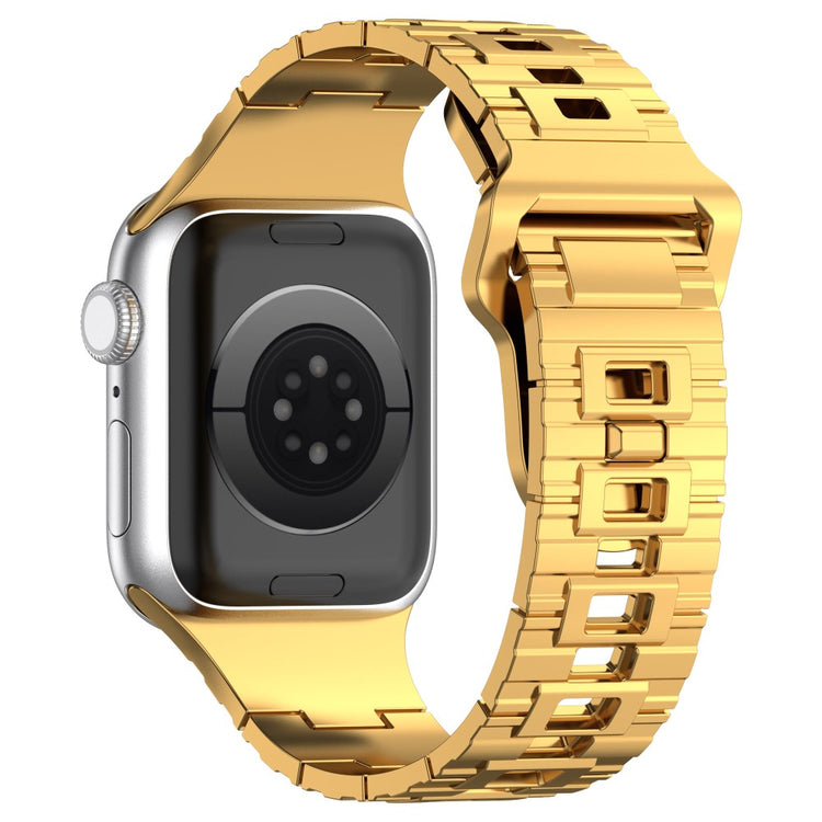 Mega Fantastisk Silikone Universal Rem passer til Apple Smartwatch - Guld#serie_4