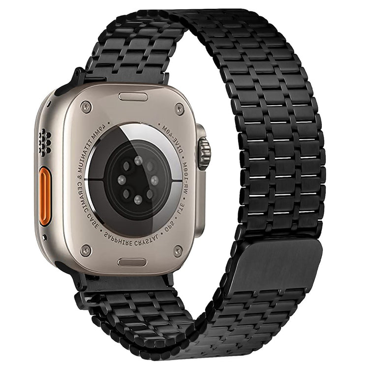 Solid Metal Universal Rem passer til Apple Smartwatch - Sort#serie_293