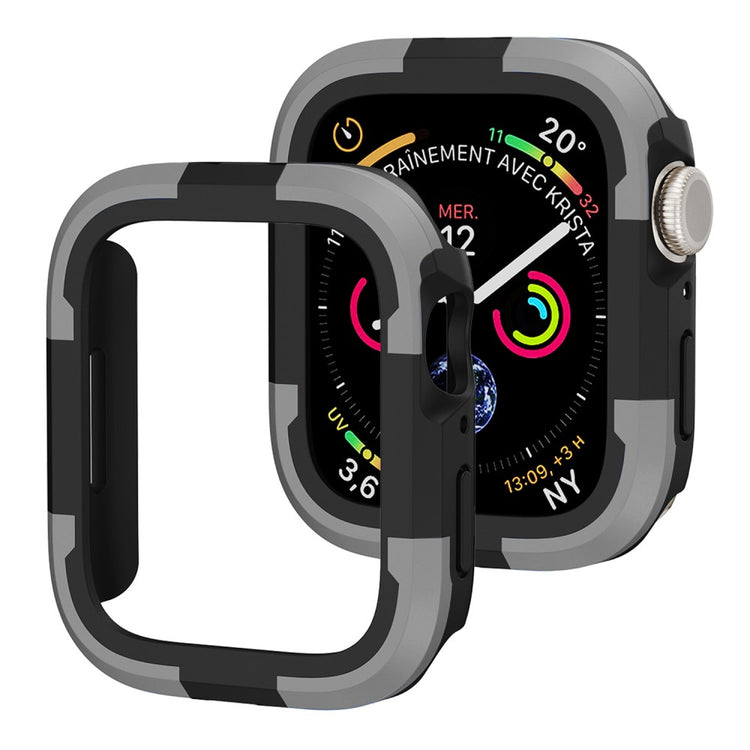 Beskyttende Silikone Universal Bumper passer til Apple Smartwatch - Sølv#serie_3