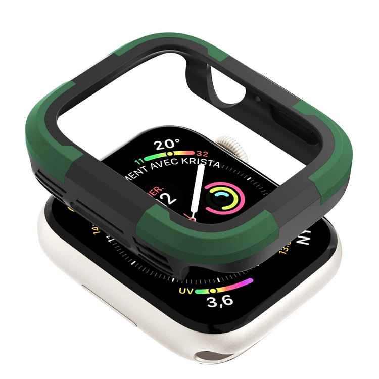 Beskyttende Silikone Universal Bumper passer til Apple Smartwatch - Grøn#serie_5