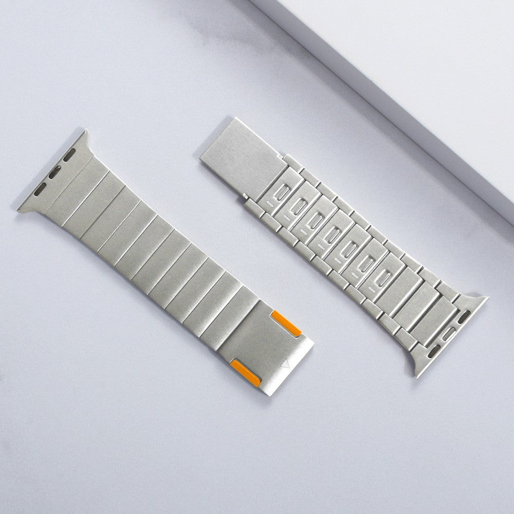 Fortrinligt Metal Universal Rem passer til Apple Smartwatch - Hvid#serie_5