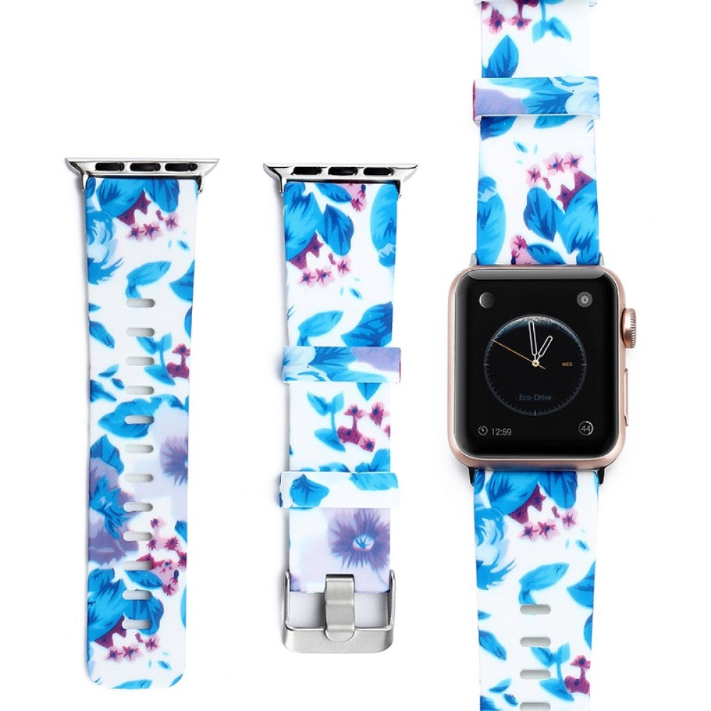 Silikone Cover passer til Apple Watch Series 1-3 42mm - Blå#serie_3