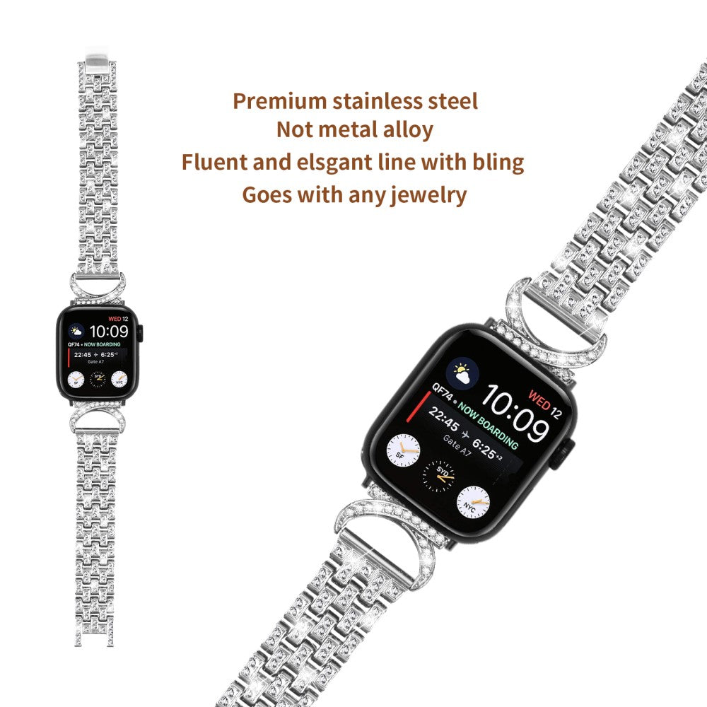 Metal Cover passer til Apple Watch Series 1-3 42mm - Sølv#serie_3