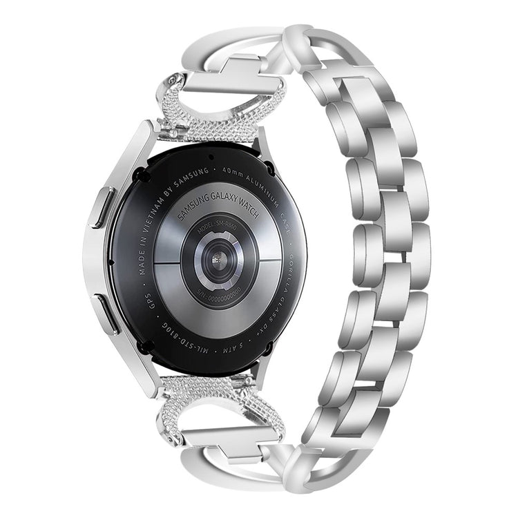 Helt Vildt Holdbart Metal Universal Rem passer til Samsung Smartwatch - Sølv#serie_3