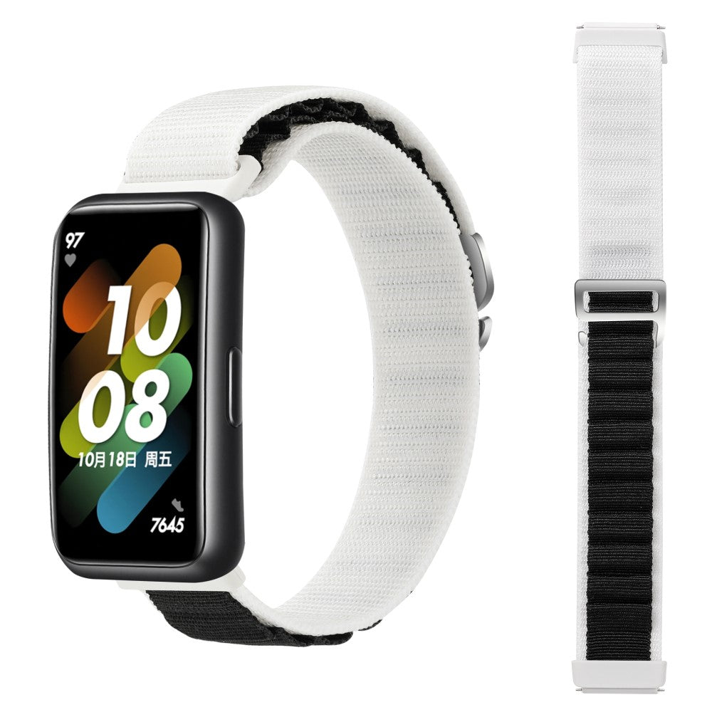 Helt Vildt Nydelig Nylon Rem passer til Huawei Band 7 - Orange#serie_3